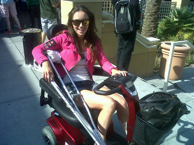 Liv Boeree's new ride (Photo by Maria Mayrinck)