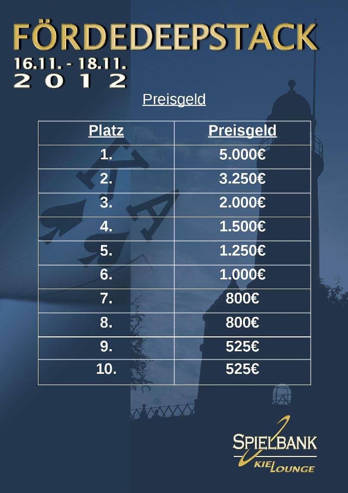 Preisgeld Foerde Deepstack