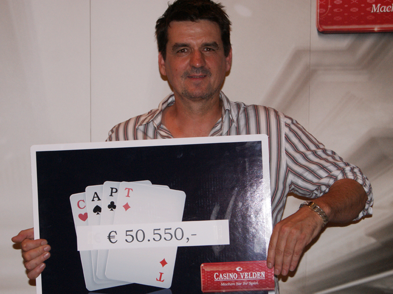 Horst Riedlinger gewinnt den Showdown am Wörthersee