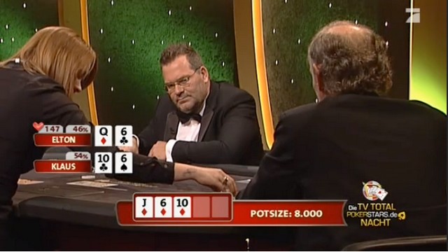 Elton holt einmal mehr die TV Total PokerStars.de Nacht