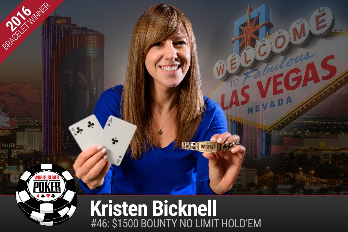 WSOP 2016 #46 – Das erste Bracelet 2016 für eine Lady – Kristen Bicknell gewinnt