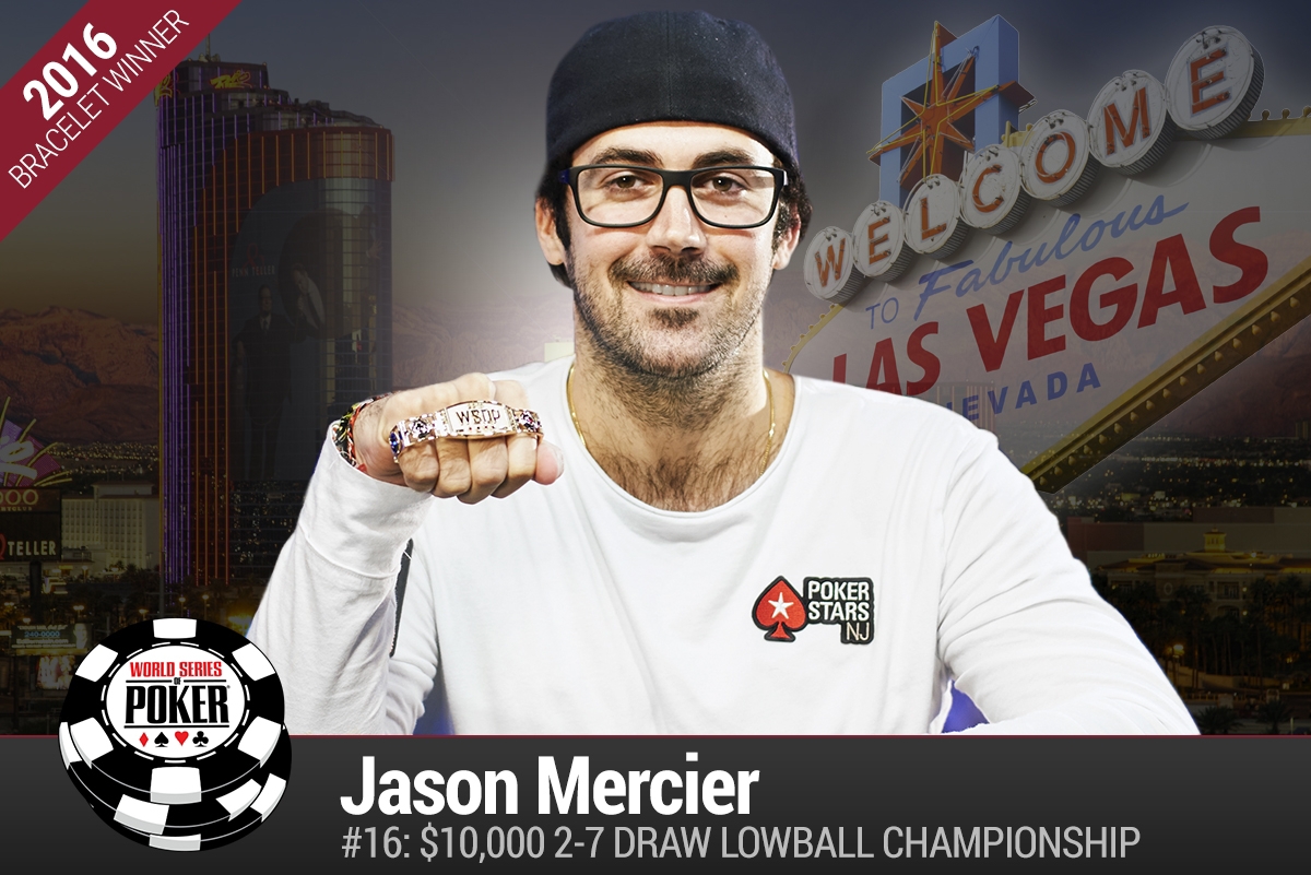 WSOP 2016 #16 – Jason Mercier triumphiert beim 2-7 Draw Lowball