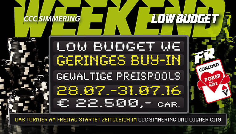 Low Budget Weekend im CCC Simmering