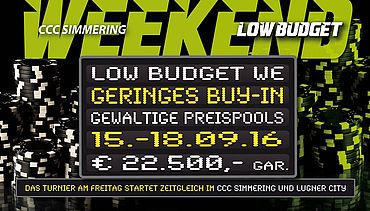 Nedim Kikic siegt zum Start beim Low Budget Weekend im CCC Wien-Simmering