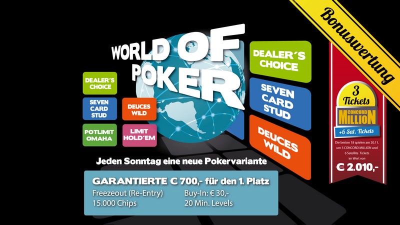 Franz Obermayer siegt nach 4-Way Deal beim WOP – Seven Card Stud im CCC Simmering
