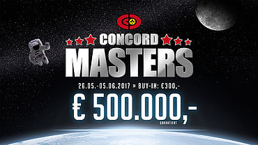 Concord Masters kommt wieder mit € 500.000 GTD