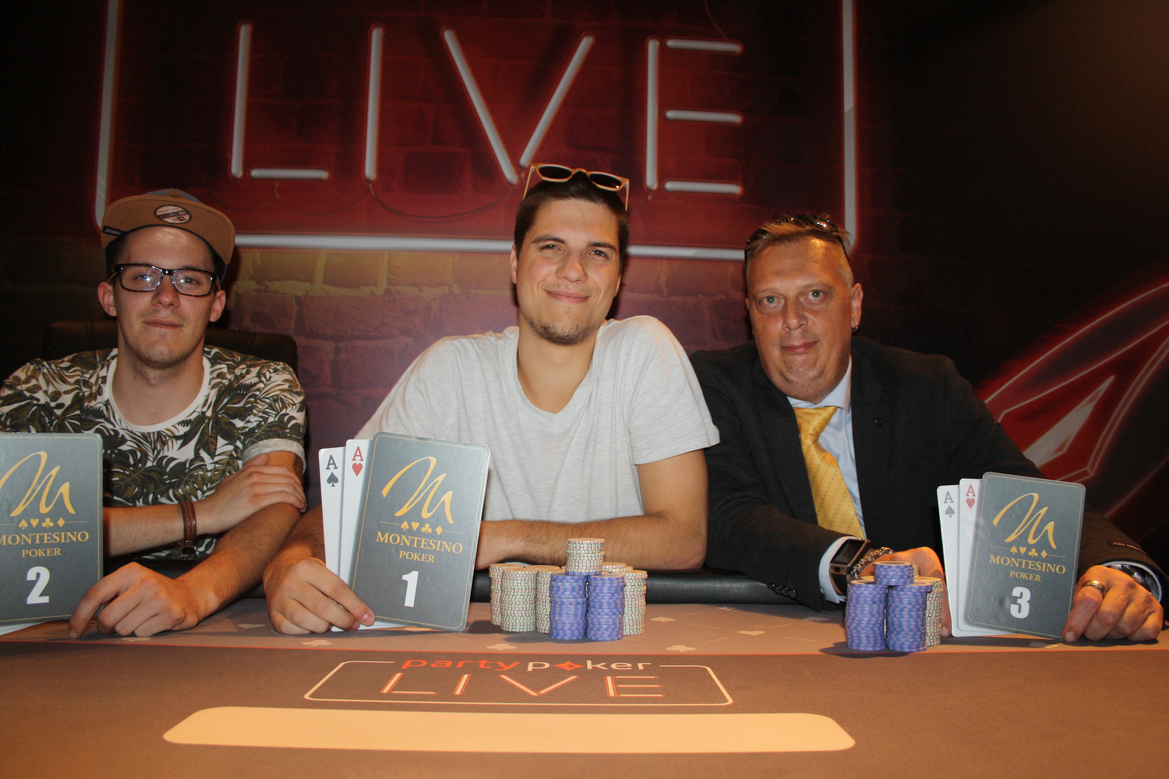 Sam Hilger holt das NLH 8-max der Montesino Poker Party