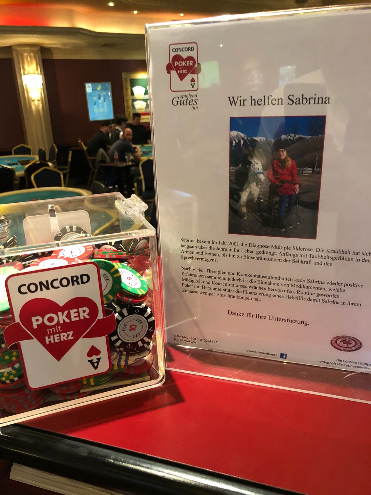 Gute Stimmung beim Poker mit Herz Special in den Wiener CCCs