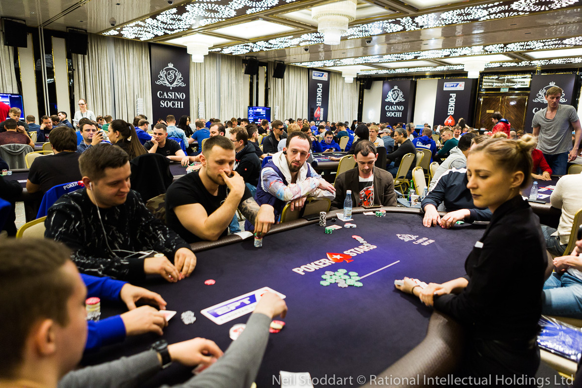 Start beim EPT Sochi Main Event
