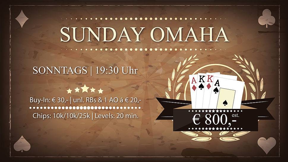 CCC Reutte: 4-Way Deal beendet das Omaha am Sonntag