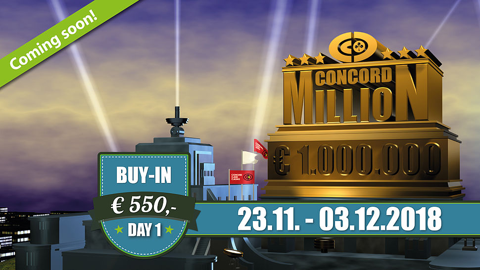 CCC Wien-Simmering: 5 Tickets beim ersten Concord Million Satellite ausgespielt