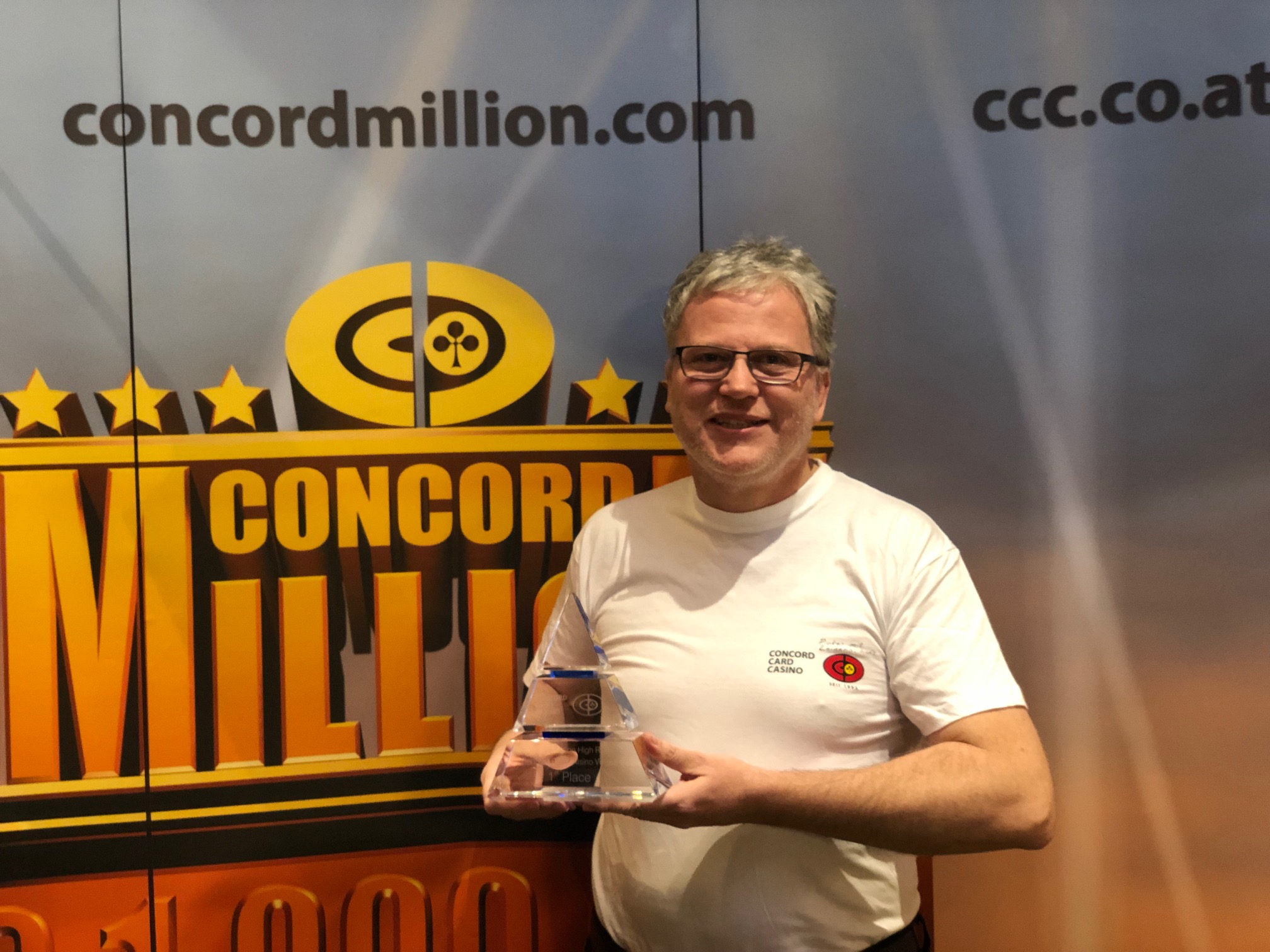 Concord Million VIII: Günter Halak gewinnt das High Roller