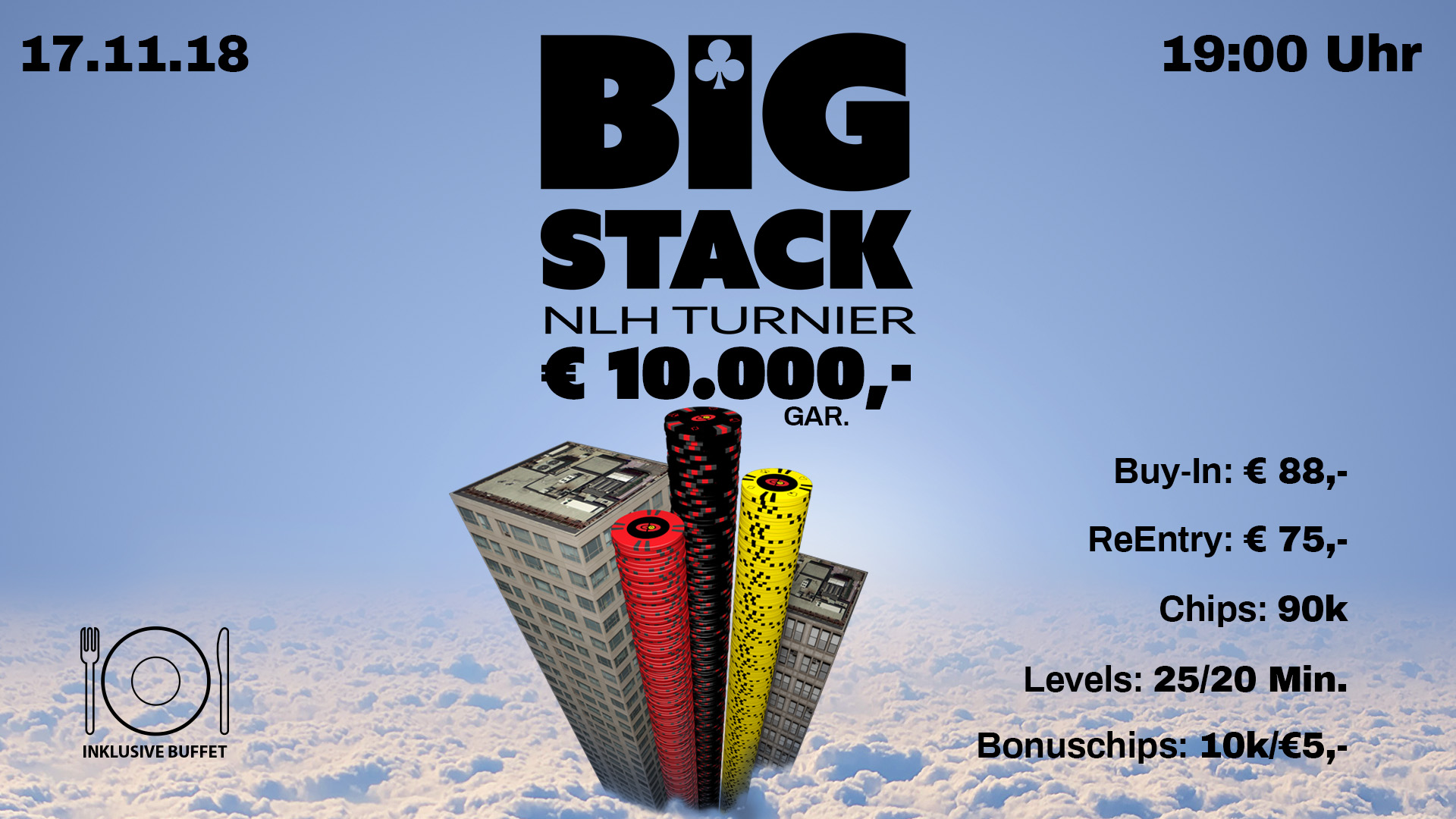Full House beim Big Stack im CCC Kufstein