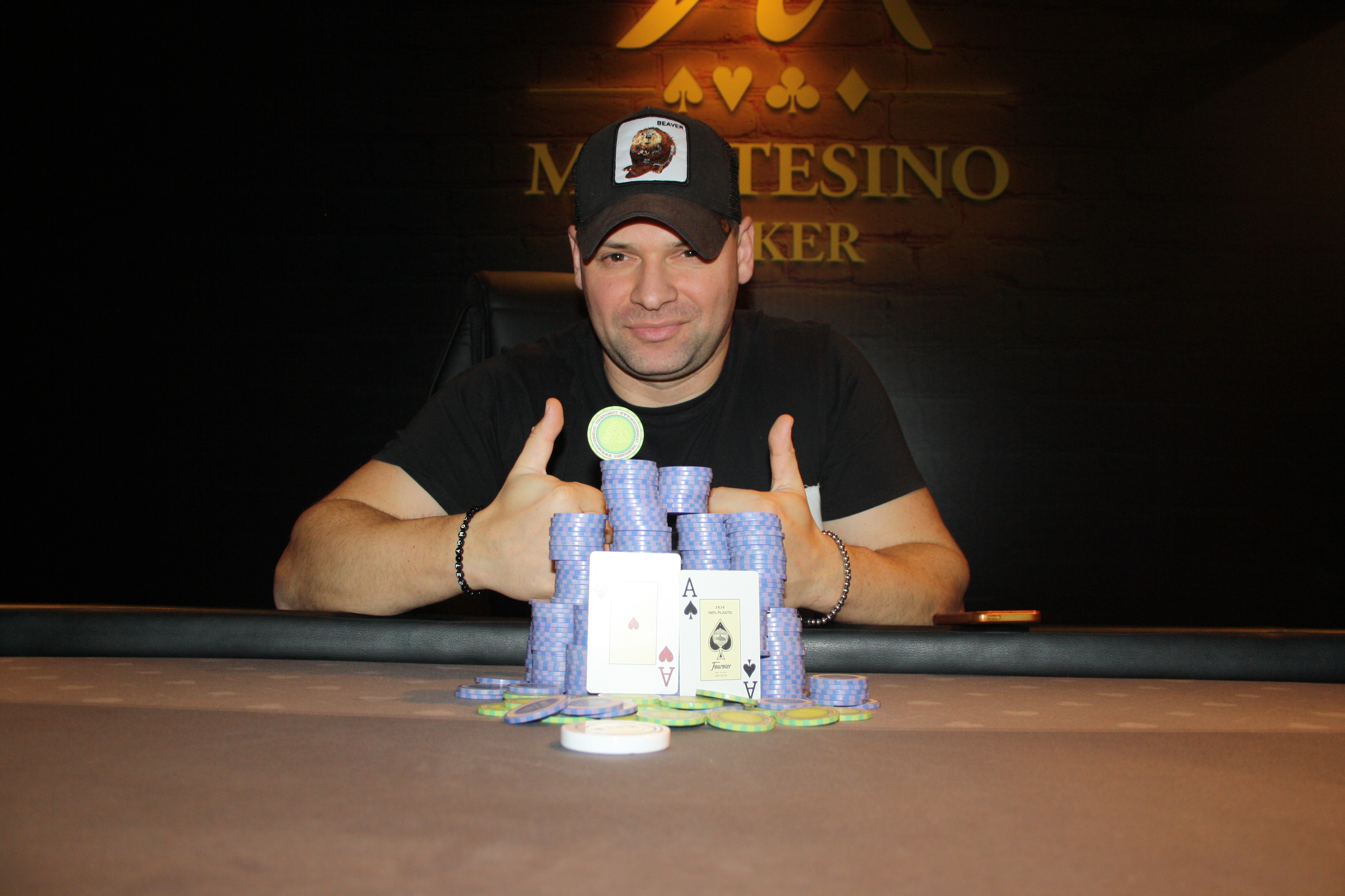 Teilung beim letzten Big Stack im Montesino