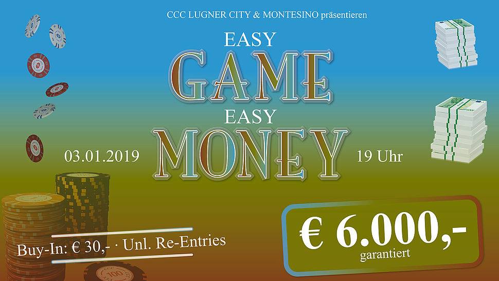 Deal beendet das erste Easy Game Easy Money im Montesino und CCC Lugner City