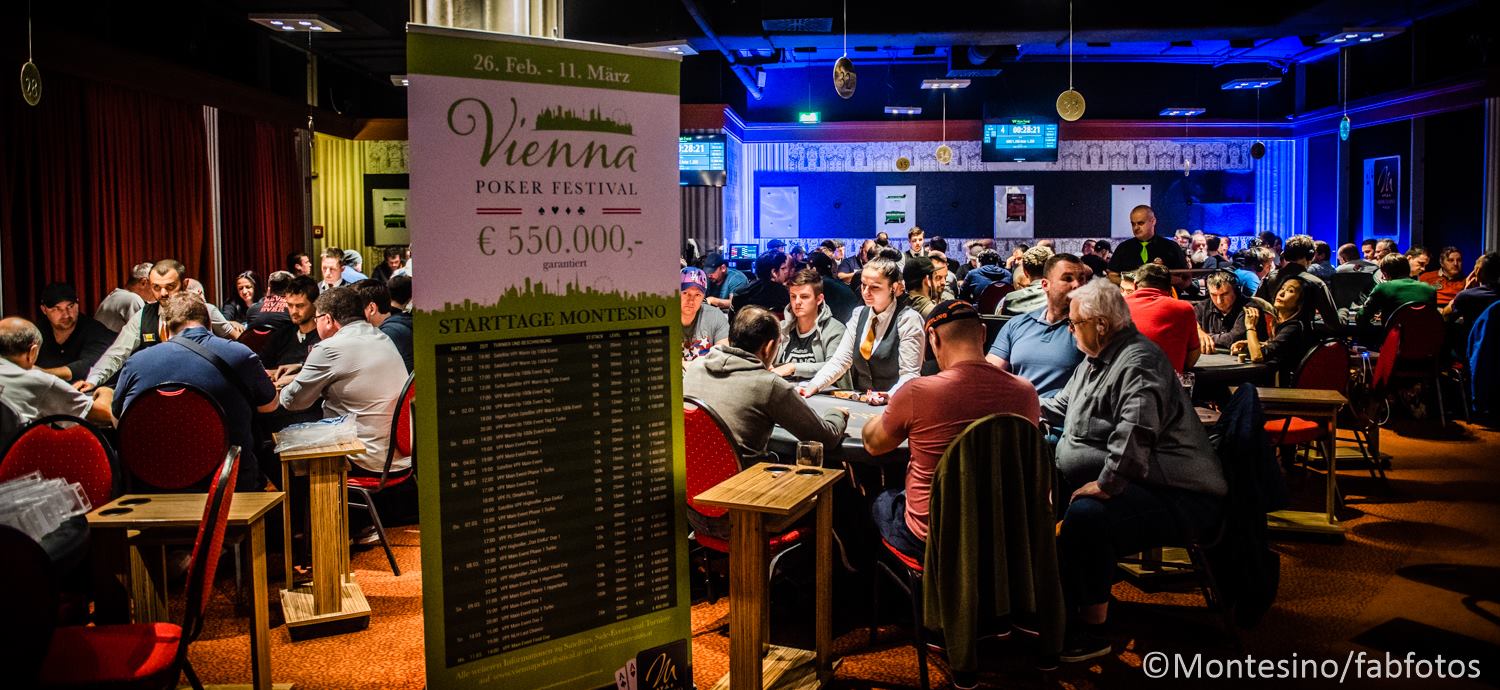 Vienna Poker Festival: Christos Vettas als klarer Chipleader