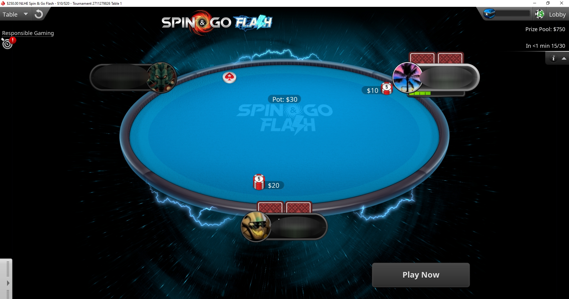 PokerStars: Spin & Go Flash Turniere sind da