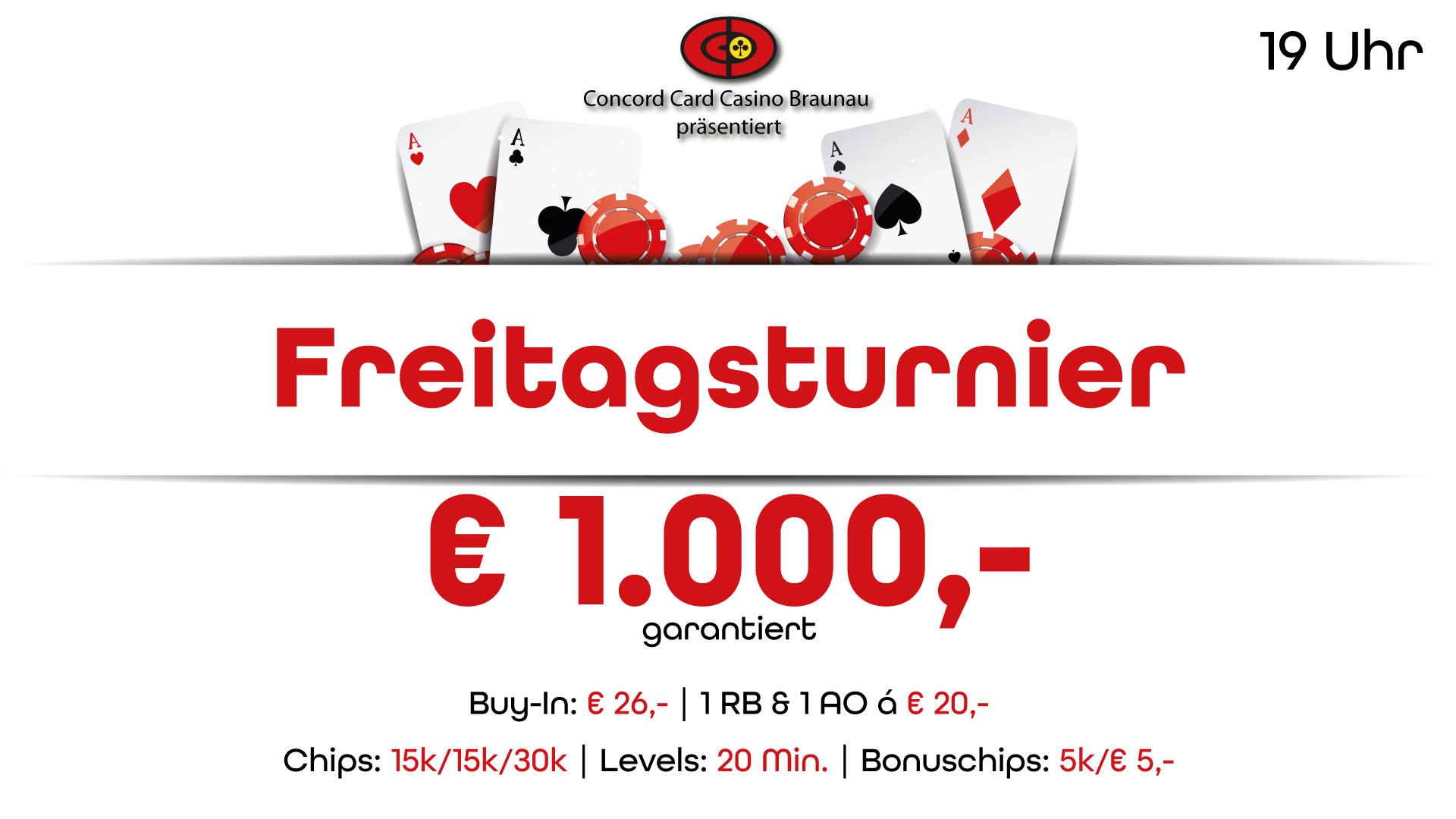 CCC Braunau: 4-Way Deal beim Freitagsturnier