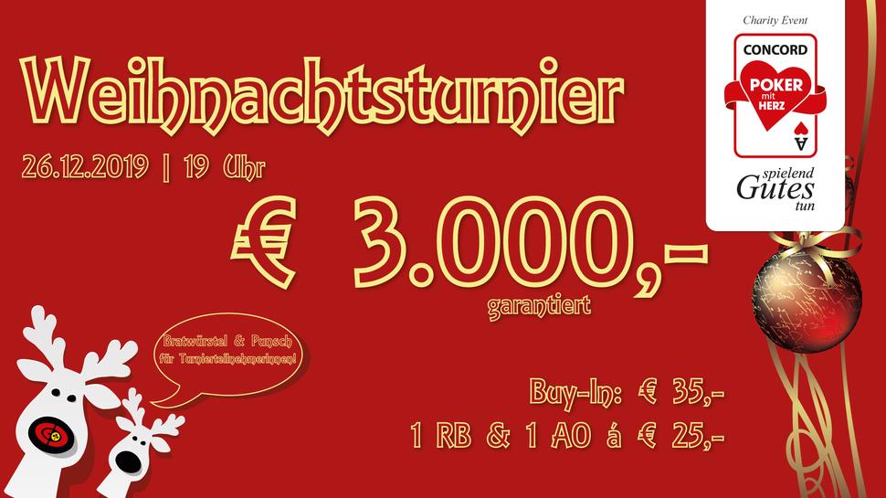 CCC Gmunden: Deal beendet das Weihnachtsturnier „Poker mit Herz“