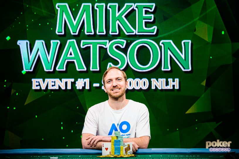 Australian Poker Open:  Mike Watson holt das Auftakt 10k NLH