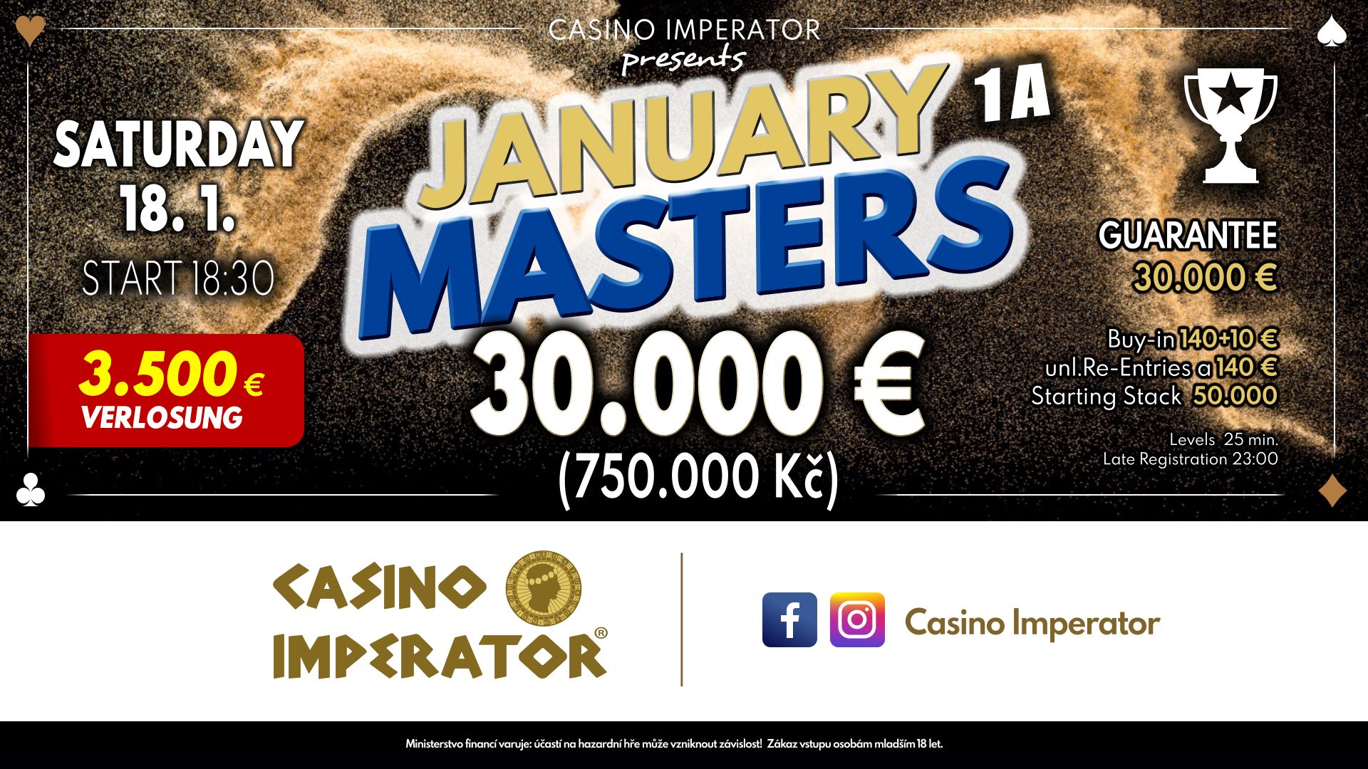 Casino Imperator:  Bereit für das January Masters 30k?
