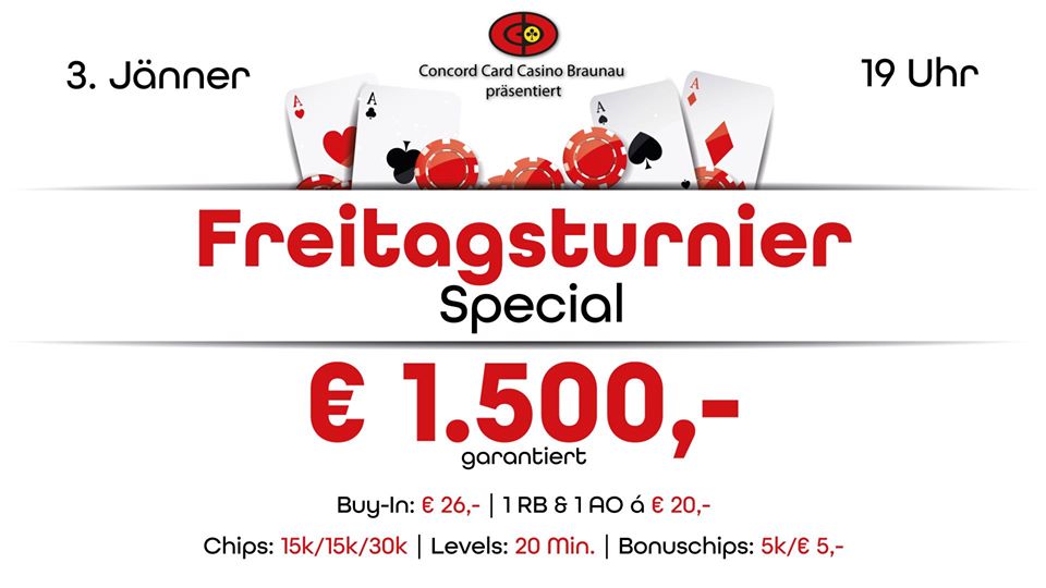 CCC Braunau: 4-Way Deal beim Freitagsturnier