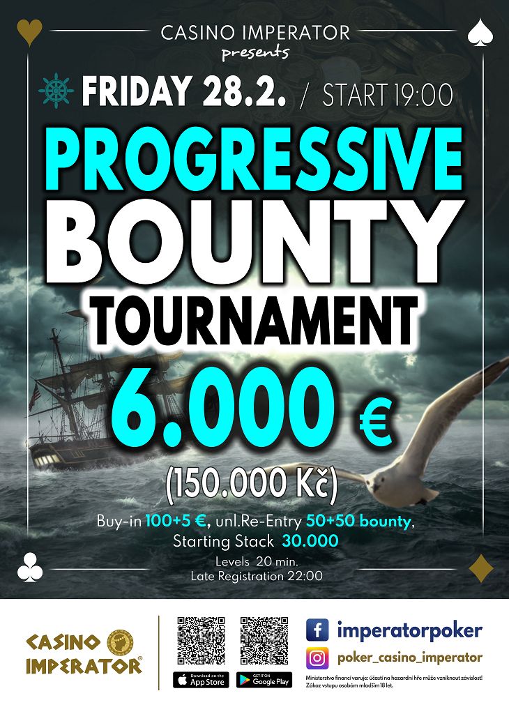 Casino Imperator: Teilung beim € 6.000 GTD PKO