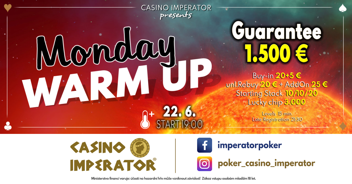 Casino Imperator: Teilung beim Monday Warm-up
