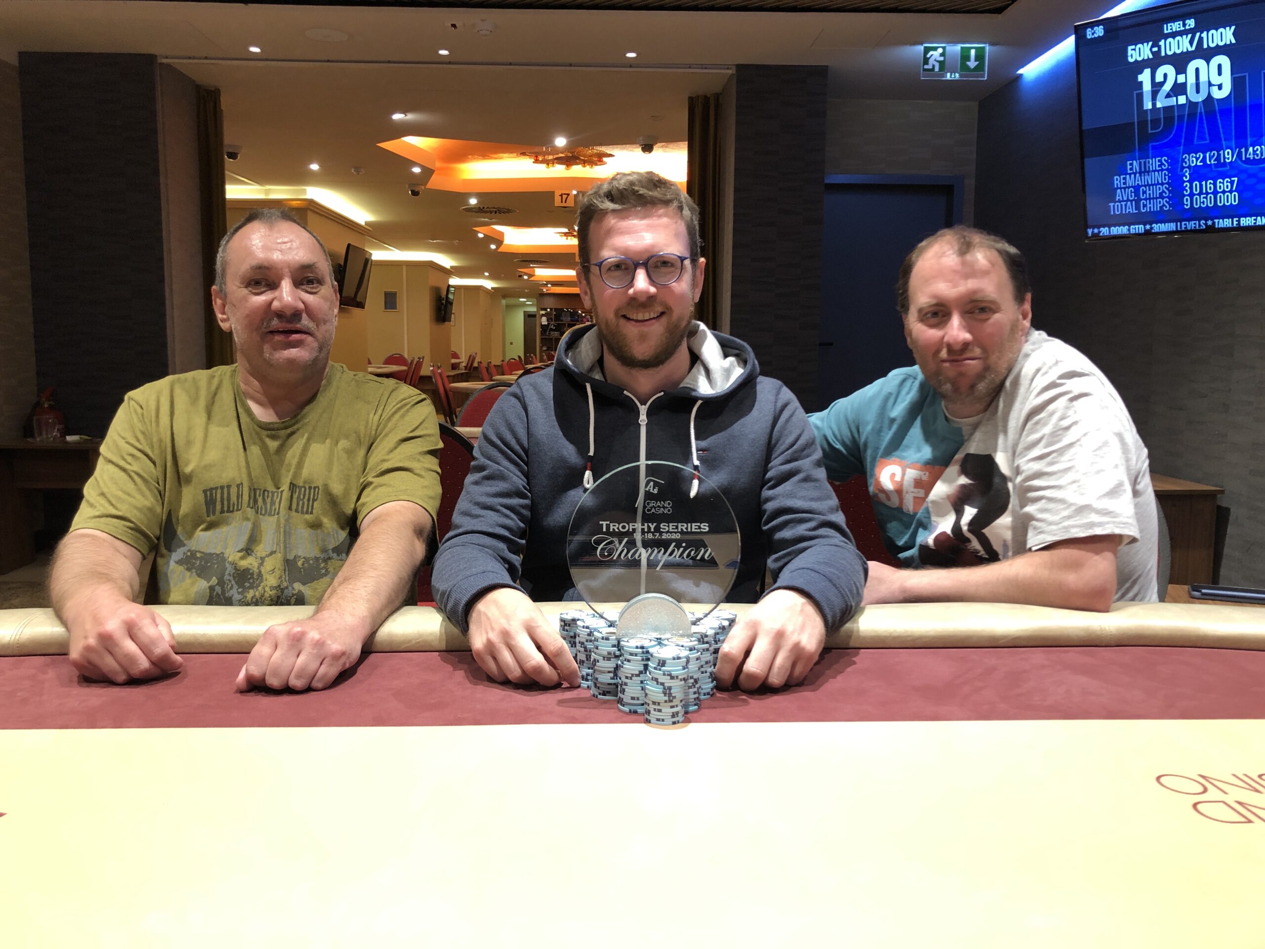 Grand Casino Aš: Deutscher Dreifachsieg bei der Trophy Series