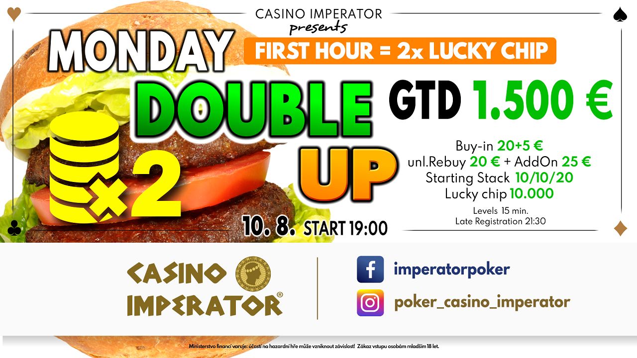 Casino Imperator: Kemeny Zenek holt das Monday Double-up