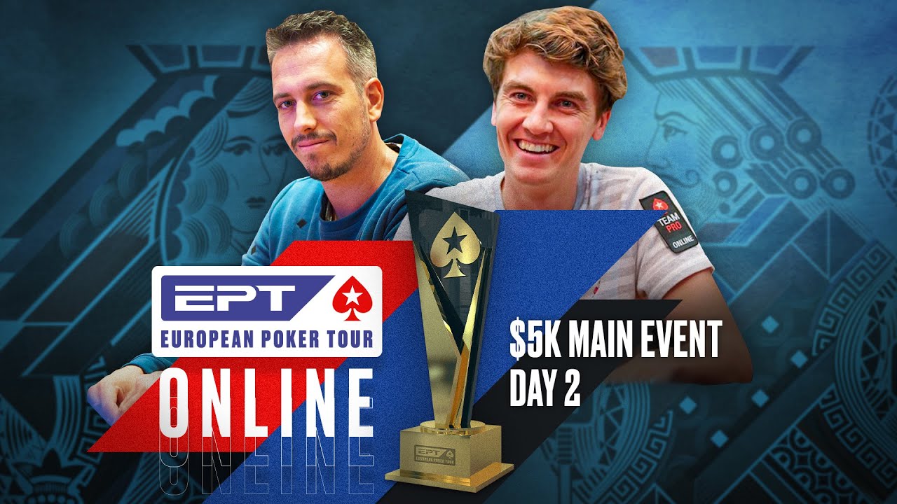 EPT Online: $5K Main Event Day 2 (Replay) | PokerFirma
