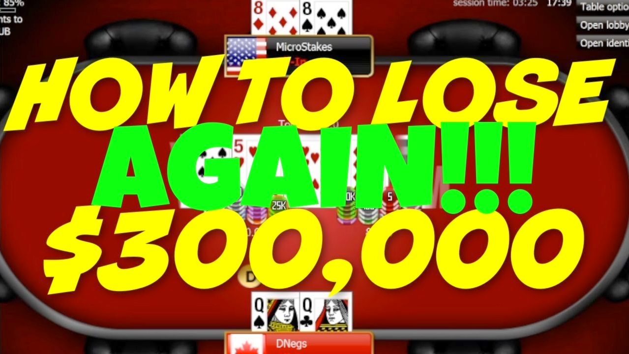 Daniel Negreanu: How To Lose $300.000 … Again!