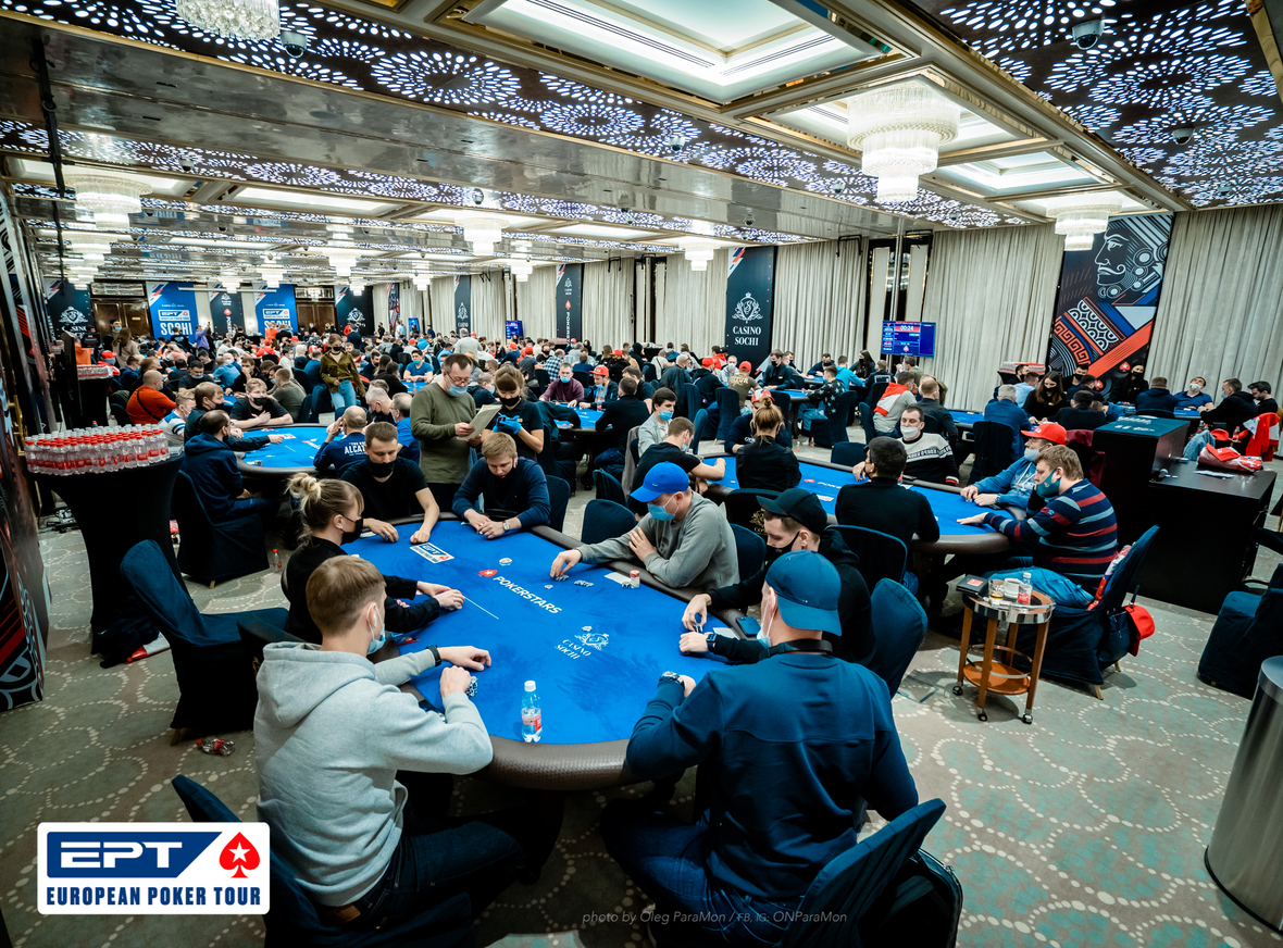 PokerStars EPT Sochi: Zweifacher Sunday Million Gewinner Andrey Popugaev führt
