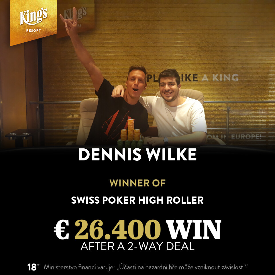King’s: Dennis Wilke siegt beim Swiss Poker Open High Roller