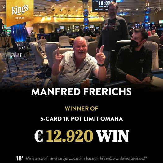 King’s: Manfred Frerichs holt das 5-Card Omaha