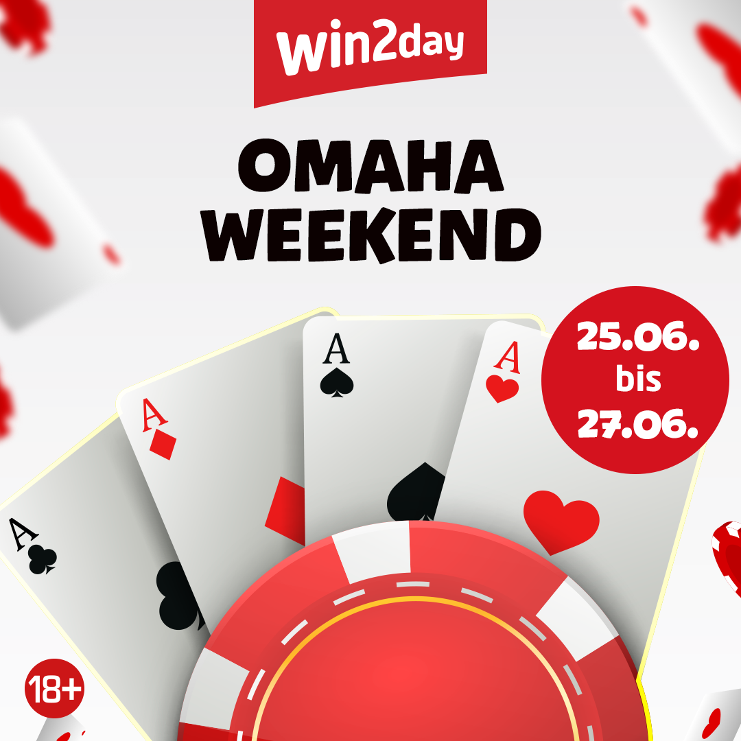 win2day.at: € 25.000 GTD warten beim Omaha Weekend