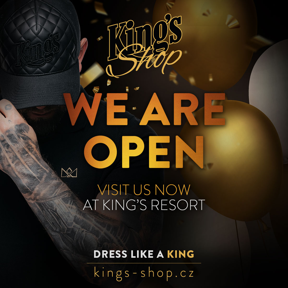 Dress like a king – Der King’s Shop hat geöffnet