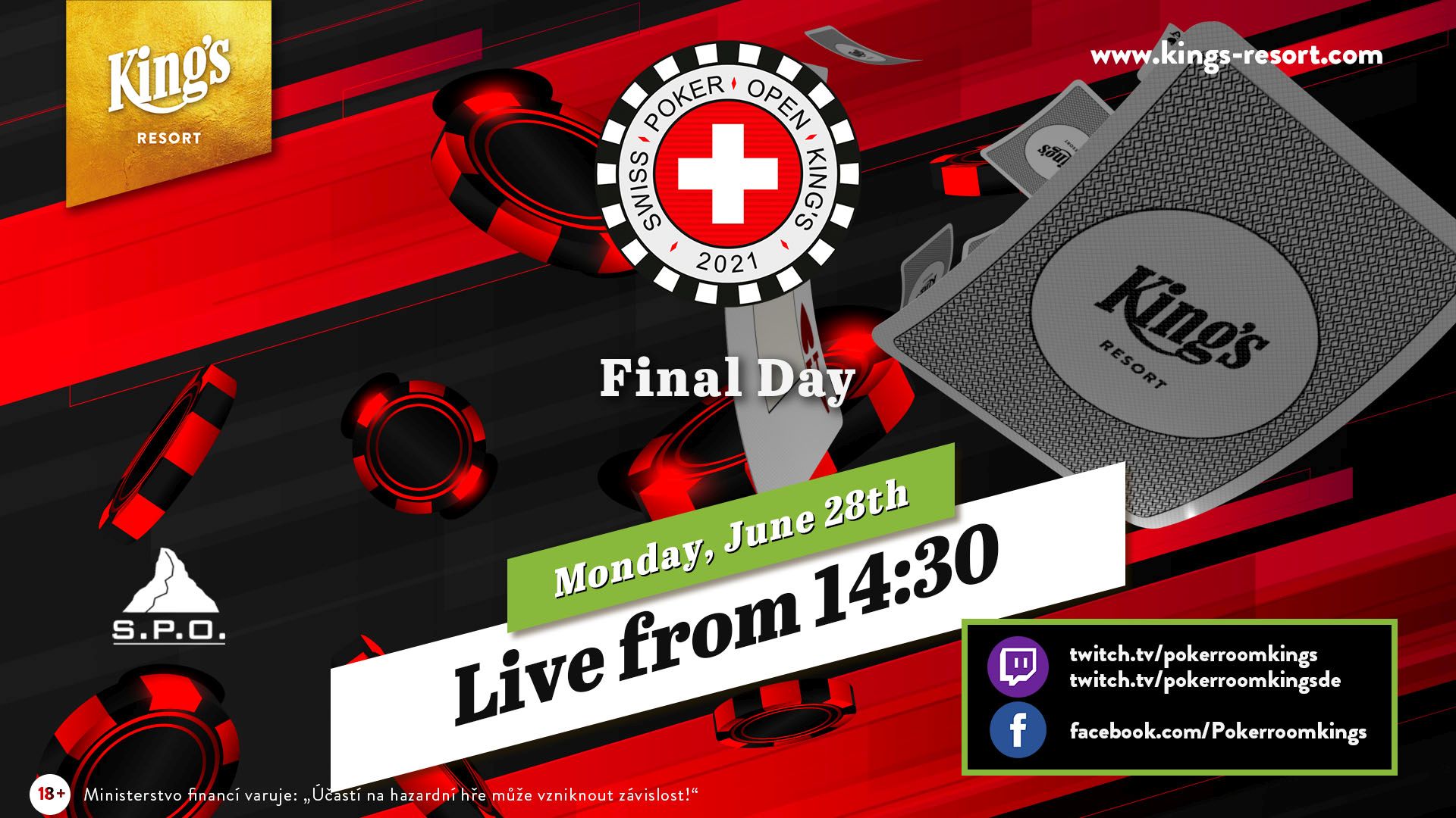 King’s: Swiss Poker Open Finale Livestream