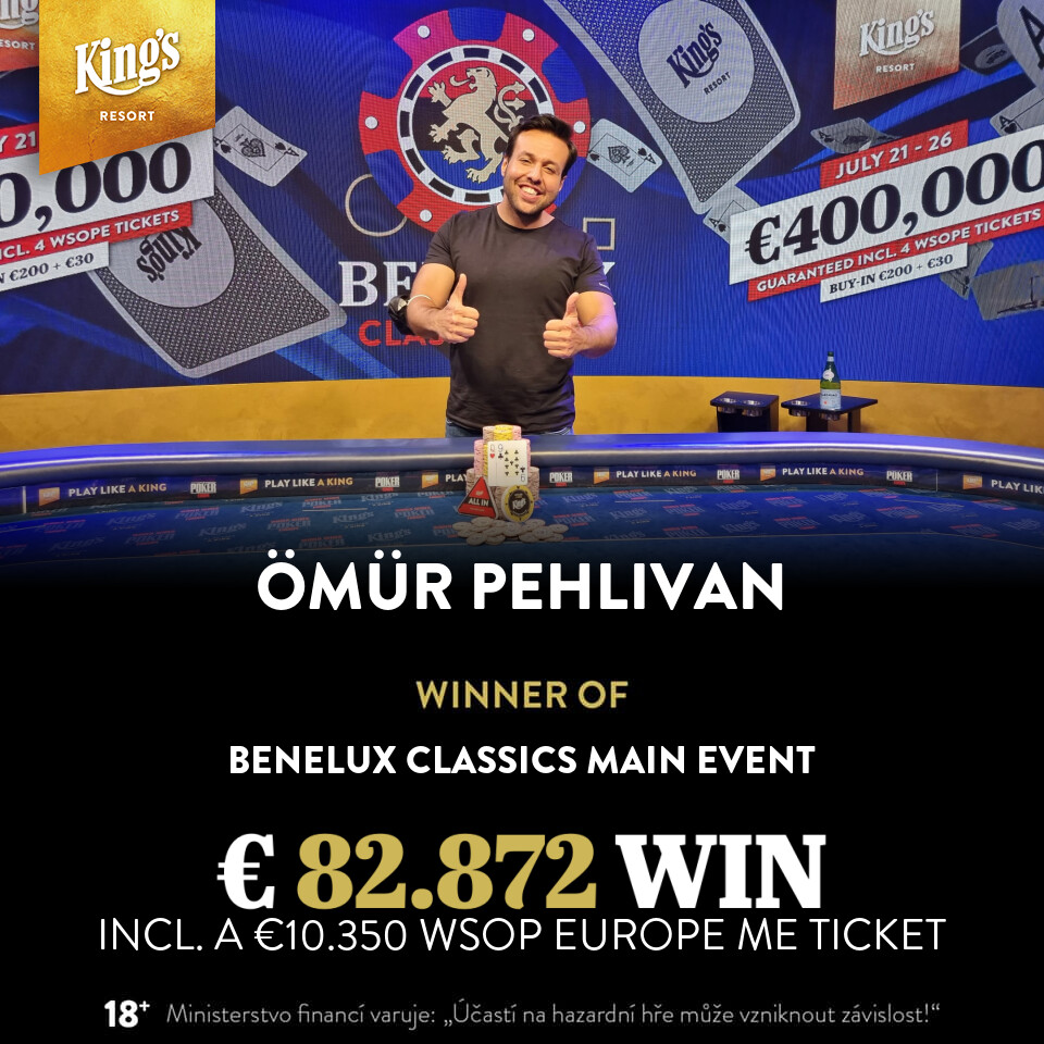 King’s: Ömür Pehlivan siegt bei den Benelux Classics