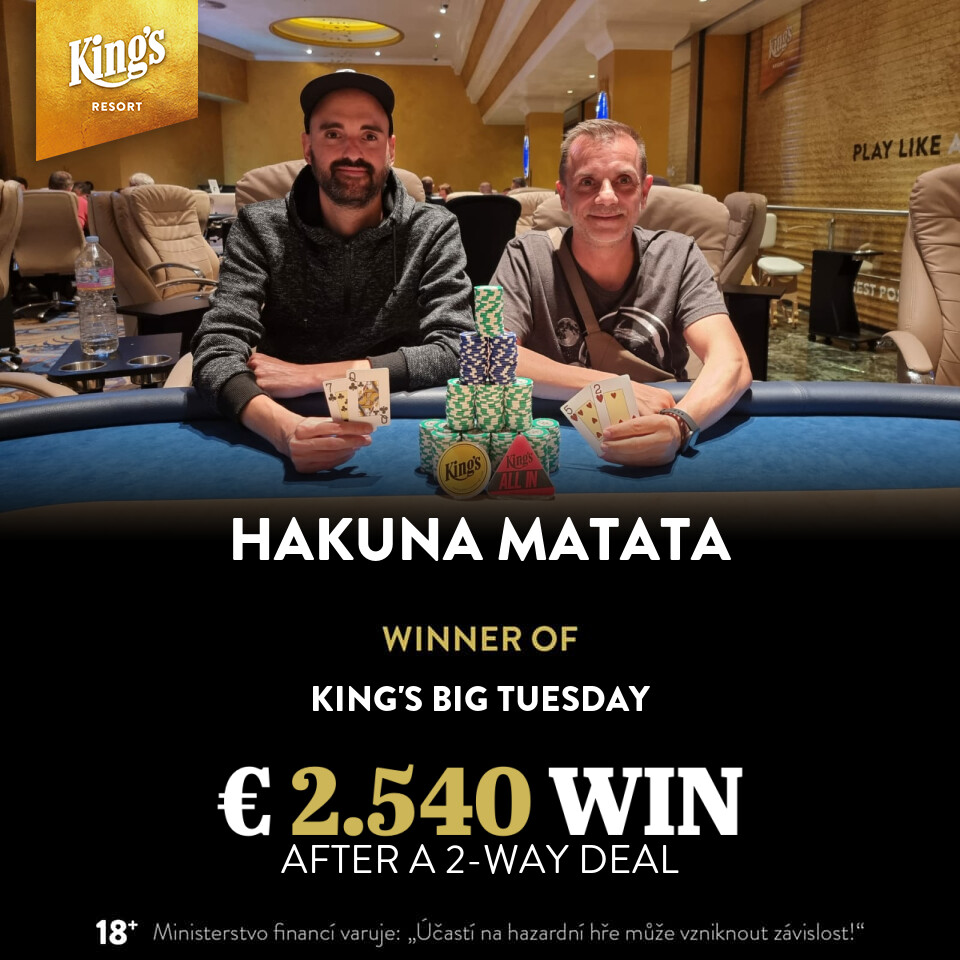 King’s: Hakuna Matata und Duplo teilen beim Big Tuesday