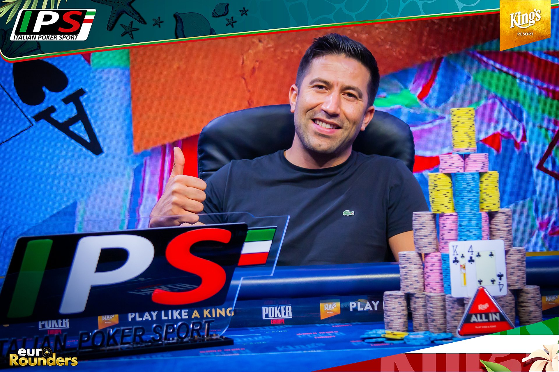 King’s: Französischer Sieg beim Italian Poker Sport Main Event