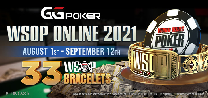 GGPoker: 33 Bracelets warten bei der WSOP Online International