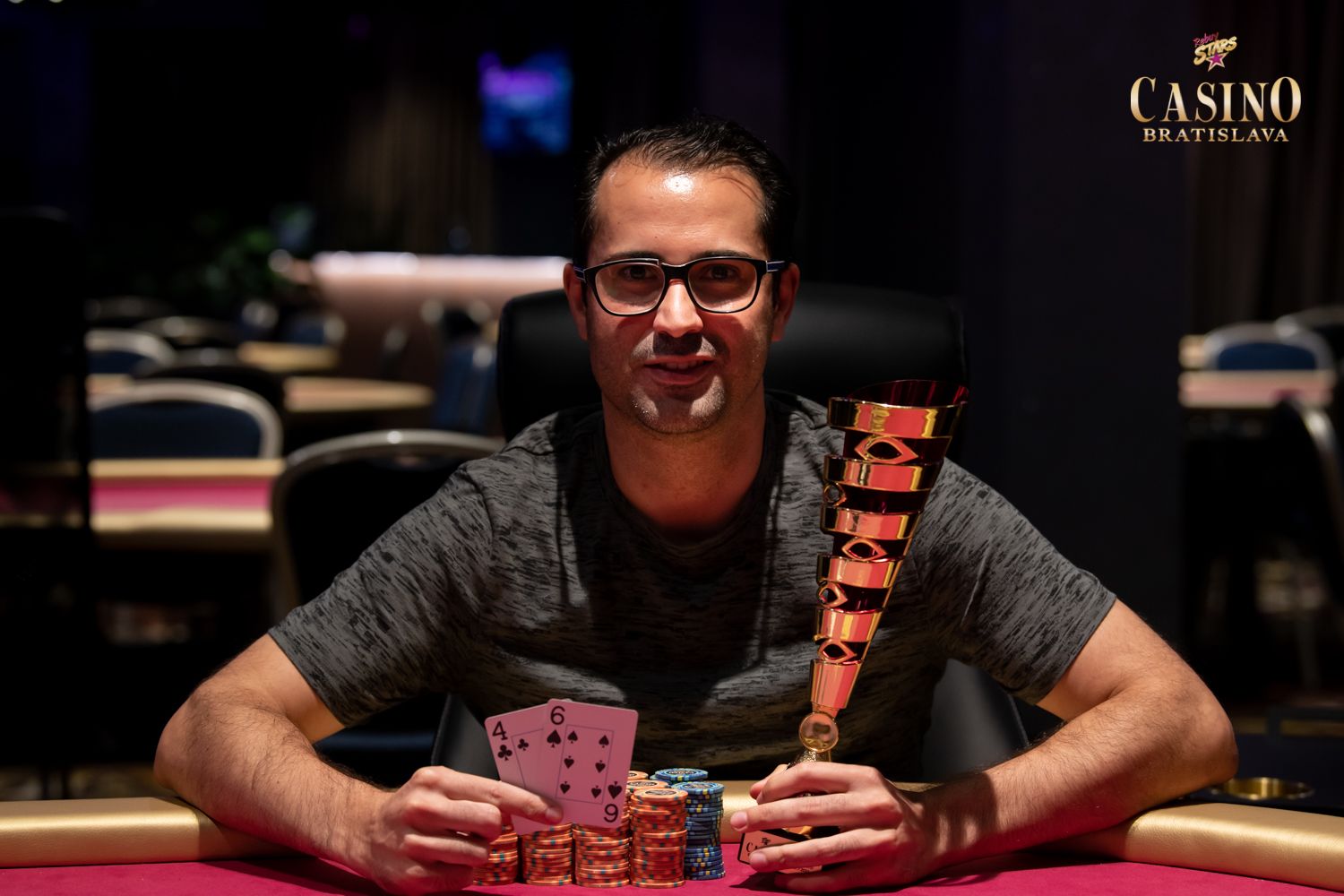 Casino Bratislava Rebuy Stars: Vitor Hugo gewinnt das Madness Classic