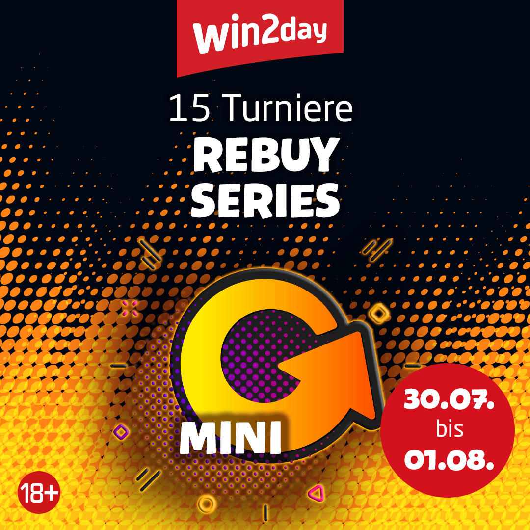 win2day.at: Die Mini Rebuy Series feiert Premiere