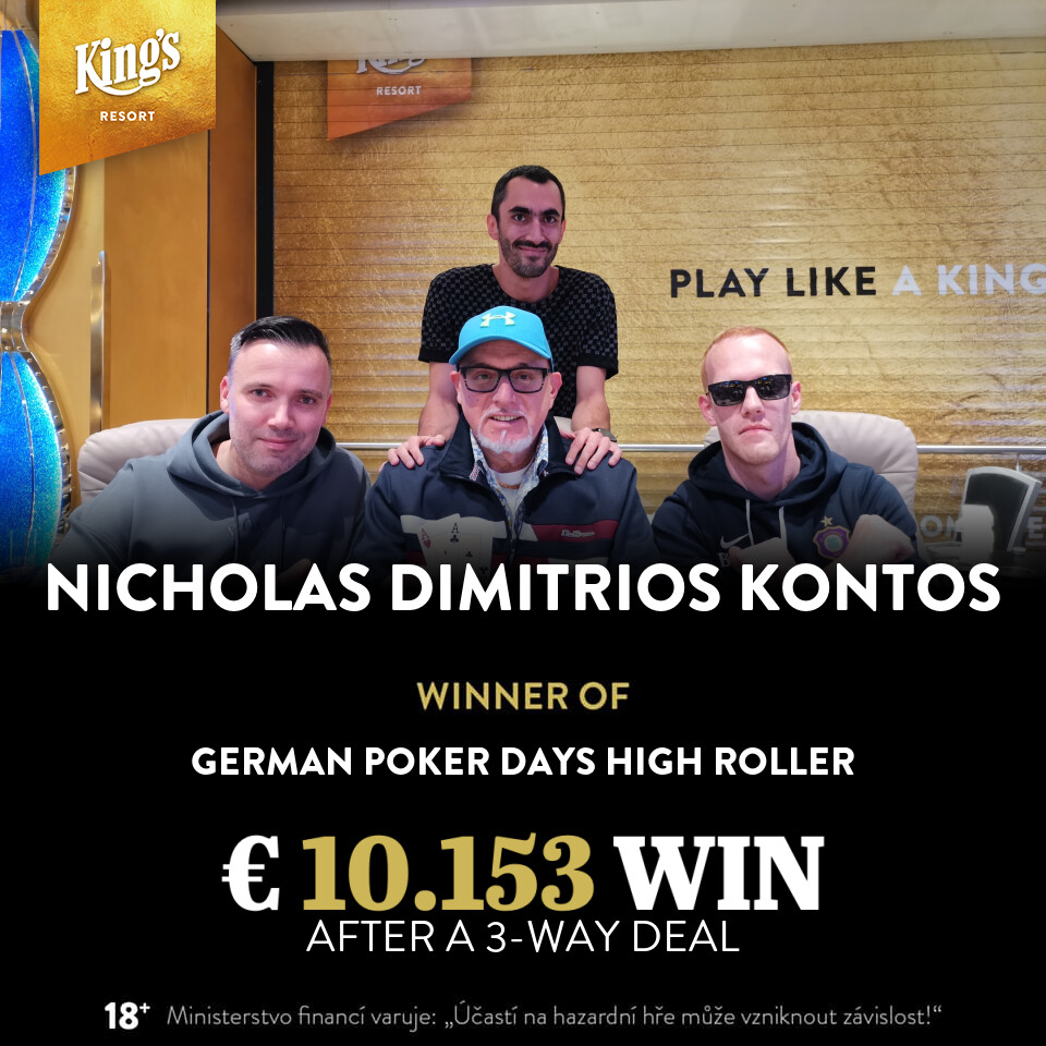 King’s: Deal beendet das German Poker Days High Roller