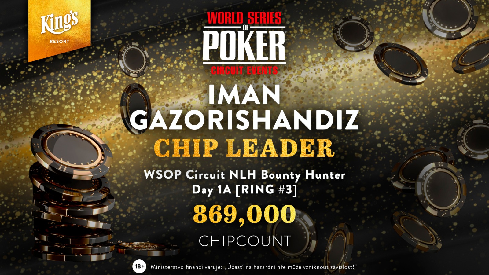 King’s: Deutsche Dreifach-Führung zum Start des WSOPC Bounty Hunter Events