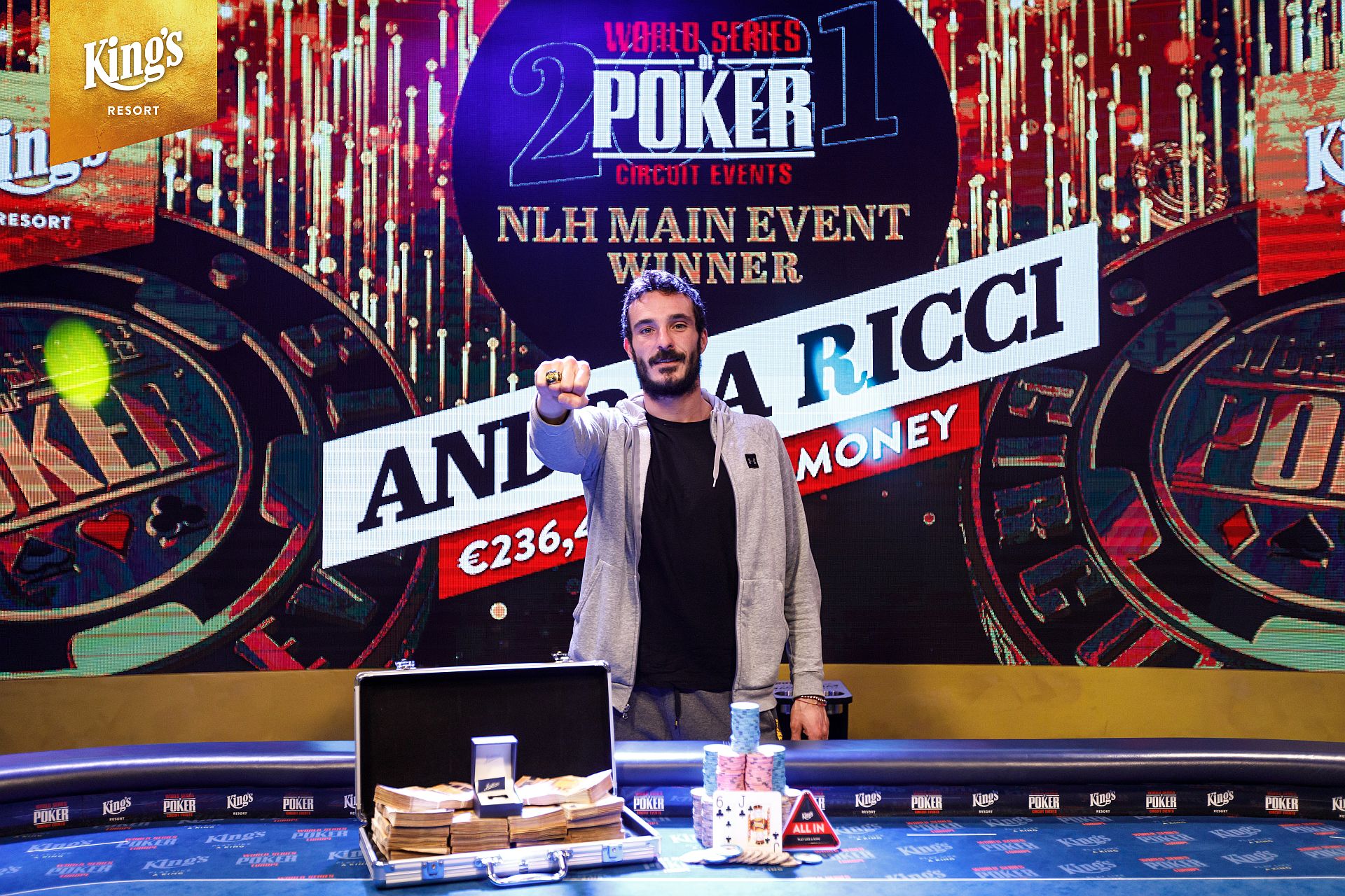 King’s: Andrea Ricci gewinnt das WSOP Circuit Main Event