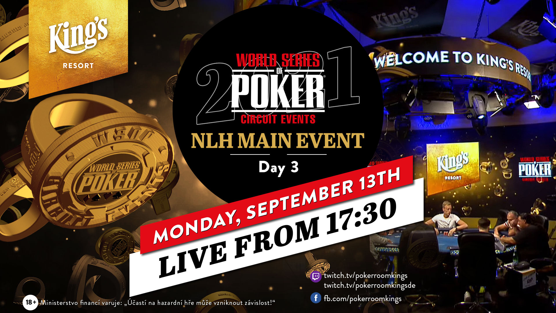 King’s: WSOPC Main Event Tag 3 Livestream