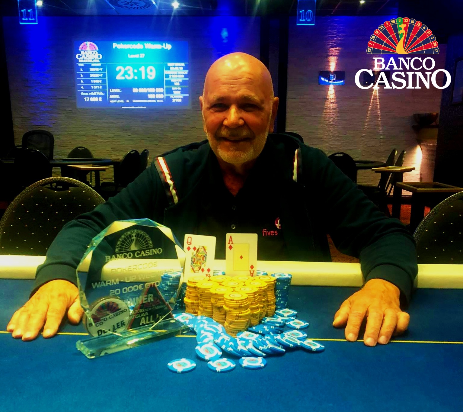 Banco Casino Bratislava: Milan Bajmoczi holt das große Pokercode Warm-up Turnier