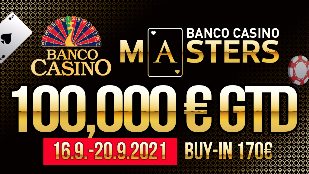 Banco Casino Bratislava: € 100.000 GTD bei den Banco Casino Masters ab Donnerstag